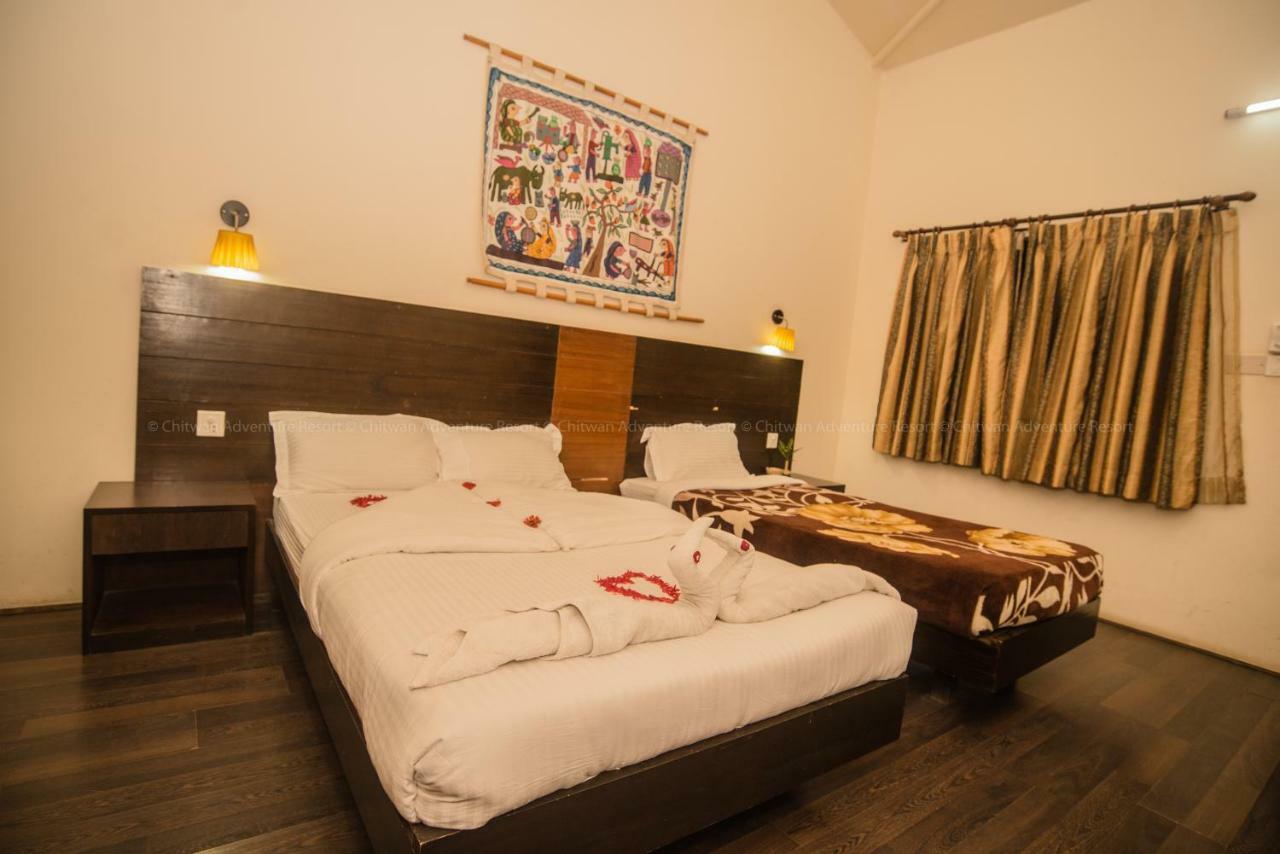 Chitwan Adventure Resort Sauraha Eksteriør bilde