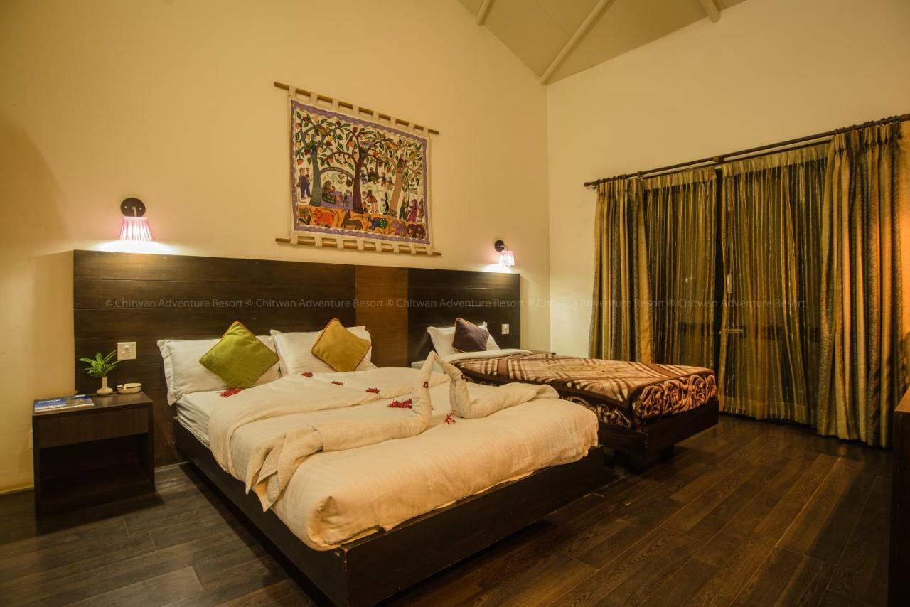Chitwan Adventure Resort Sauraha Eksteriør bilde