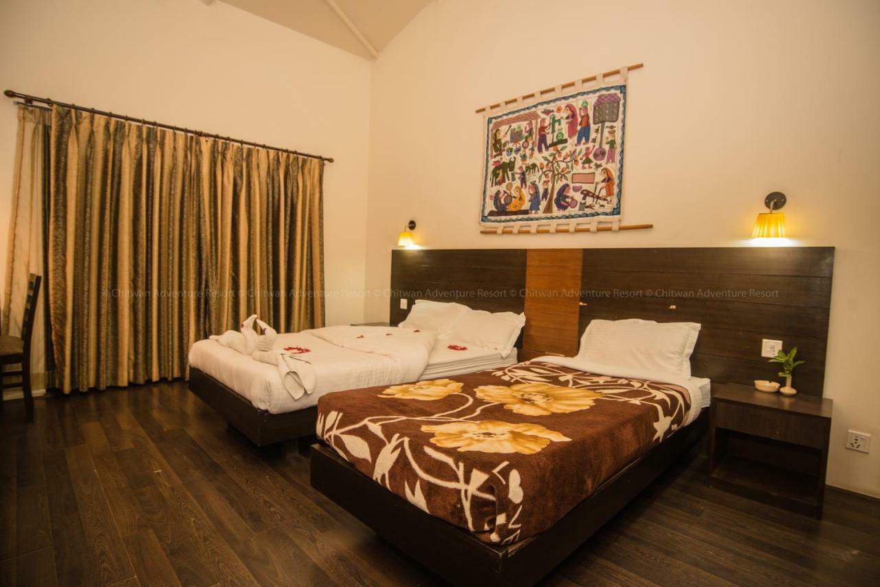 Chitwan Adventure Resort Sauraha Eksteriør bilde